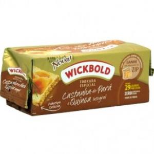 Torrada especial castanha do pará e quinoa integral Wickbold