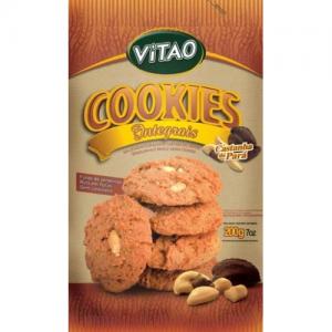 Biscoitos integral cookies castanha do pará Vitao