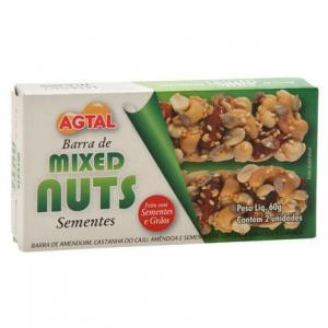 Barra de sementes Mixed Nuts Agtal