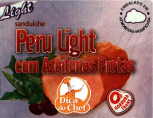 Sanduíche light Peru com azeitonas pretas Dica do Chefe