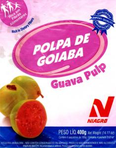 Polpa de goiaba congelada Niagro