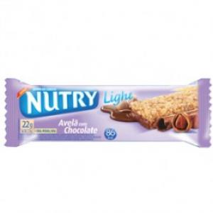 Barra de cereal light avelã com chocolate Nutry