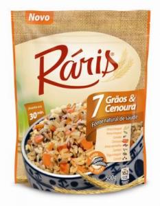 Arroz integral 7 grãos e cenoura Ráris 