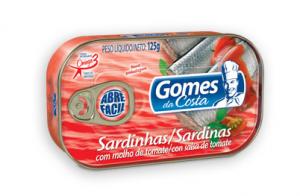 Sardinha com olho de tomate Gomes da Costa