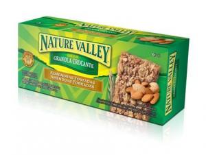 Barra de granola crocante amêndoas torradas Nature Valley