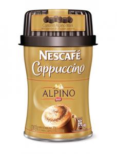 Pó para cappuccino com chocolate Alpino Nescafé