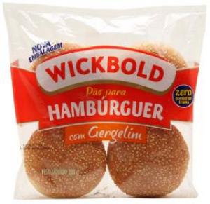 Pão para hambúrguer com gergelim Wickbold